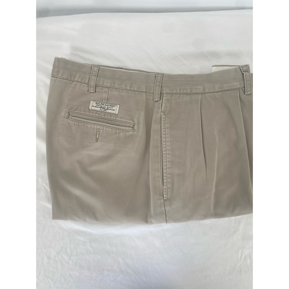 Polo Ralph Lauren Andrew Pants White Khaki Chino Pants Men's 38/32